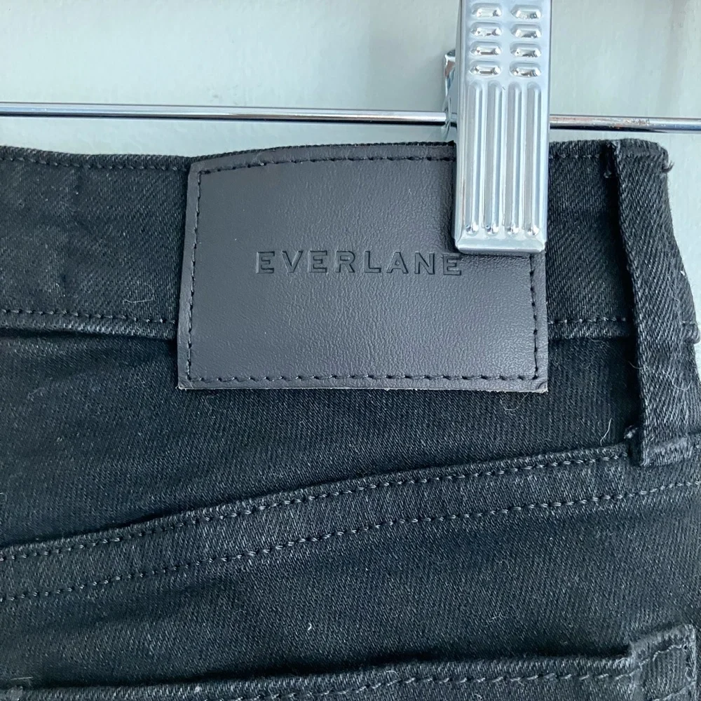 EVERLANE Curvy High-Rise Black Crop Skinny Jeans Size 23 - Picture 6 of 12